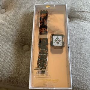 Apple Watch Compatible Bumper in Resin Tortoise NWT